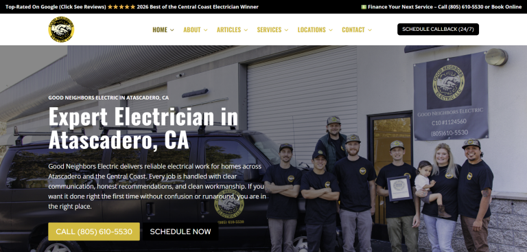 My Top Electrician in Atascadero, CA