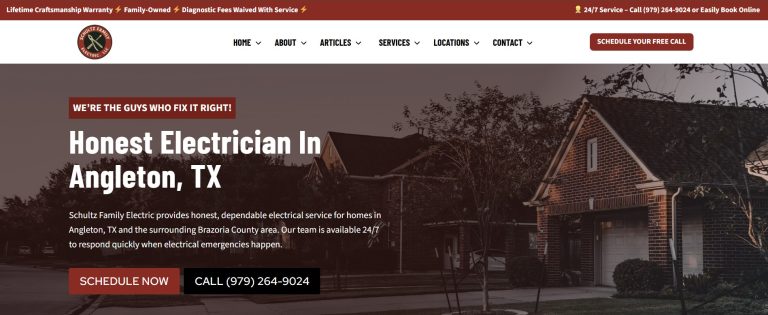 My Top Electrician in Angleton, TX
