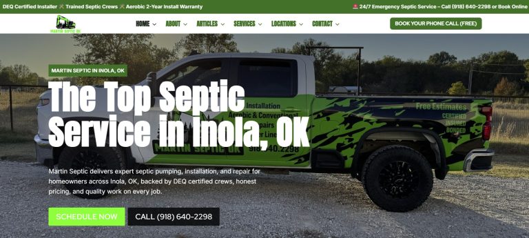 My Top Septic Company in Inola, OK