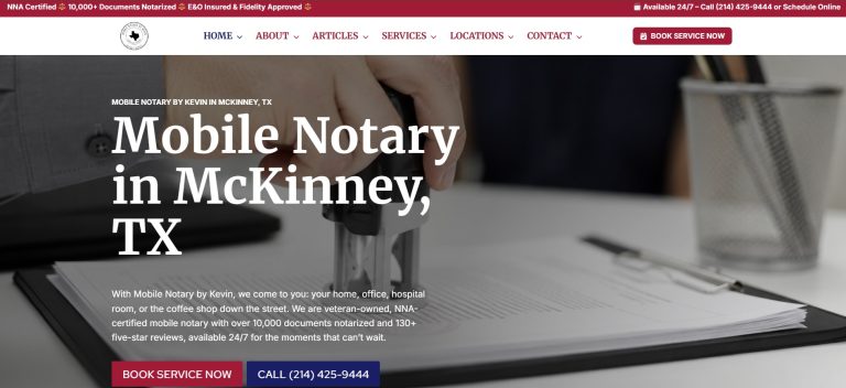 My Top Mobile Notary in McKinney, TX